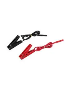 Pinces crocodile rouge et noire pour électrificateur Nemtek