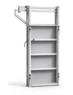 Porte coulissante Topslide Franco Clipex pour couloir bovin