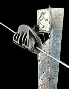 Isolateur W polymère Clipex pour piquet acier – 10 ans
