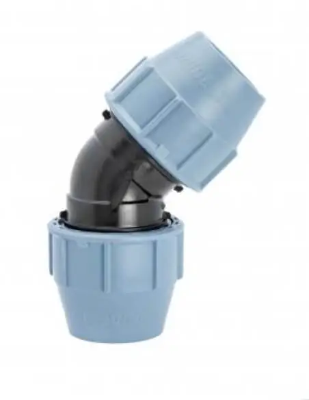 Coude à 45° 40 mm SORODIST – réf. 101361
