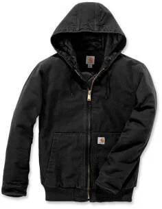 Blouson Carhartt Washed Duck Active noir/marron 104050