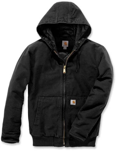 Blouson Carhartt Washed Duck Active noir/marron 104050