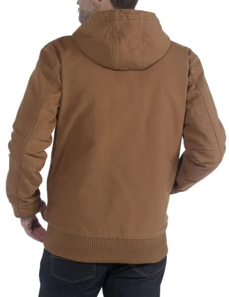 Blouson Carhartt Washed Duck Active noir/marron 104050