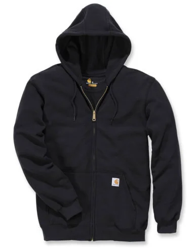Sweatshirt capuche zippé Carhartt K122 homme noir/marine