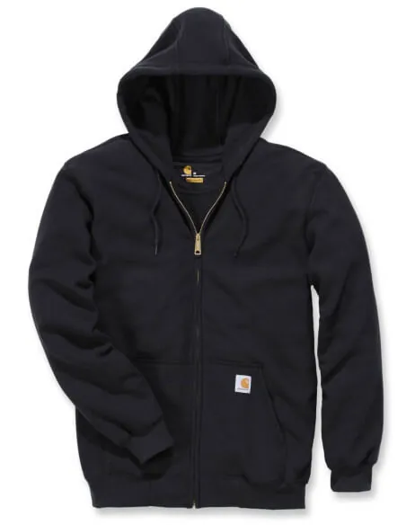 Sweatshirt capuche zippé Carhartt K122 homme noir/marine