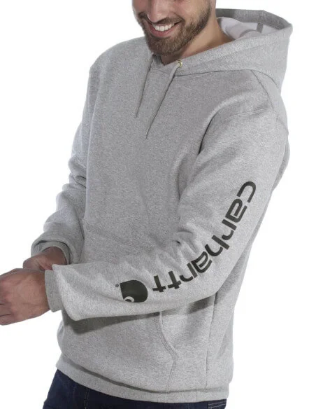 Sweat à capuche Carhartt K288 logo manche gauche
