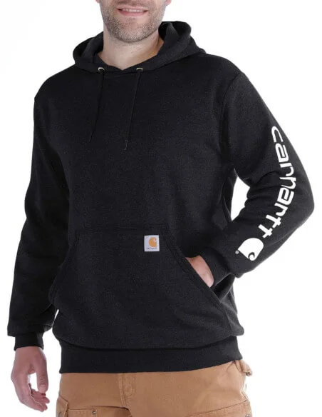 Sweat à capuche Carhartt K288 logo manche gauche