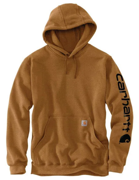 Sweat à capuche Carhartt K288 logo manche gauche