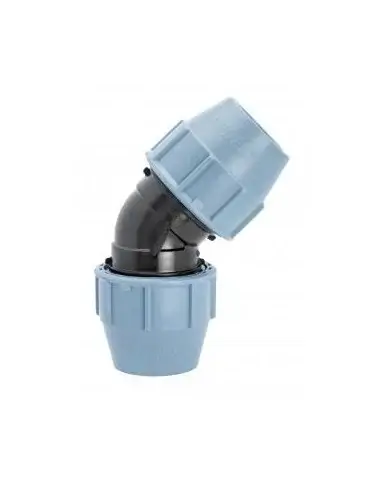 Coude 45° à compression PE Unidelta Ø 32mm