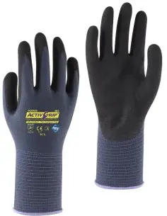 Gants Activgrip Advance nitrile MicroFinish taille 9-L