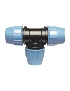 Té 90° compression PE UNIDELTA Ø20 mm - Réf 101872