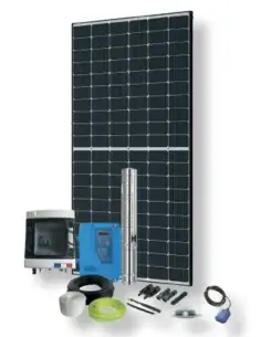 Kit pompe immergée solaire 24V 120W 1,2m³/h 4 bars