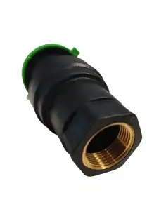 Clapet à vanne laiton 1" femelle quart de tour 1-9 bars