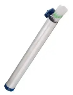 Tube aluminium porte-gaines d’insémination 50 gaines