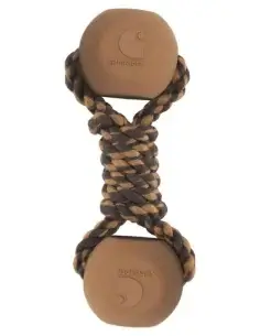 Jouet à mâchouiller Carhartt : corde coton 3 plis & balle