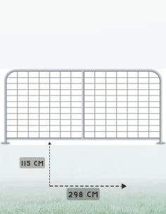 Barrière de prairie grille Franco 2,98 m x 1,15 m
