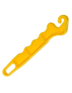 Poignée isolante jaune fluo pour enrouleur - Ref 100550