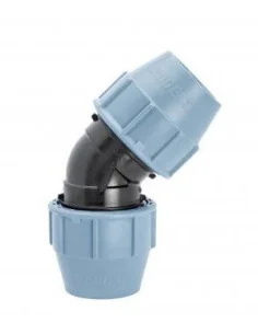 Coude 45° à compression PE UNIDELTA Ø 25 mm
