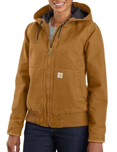 Veste Washed Duck Carhartt femme toile duck doublée