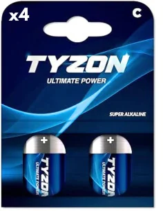 Piles LR14 x4 pour Aiguillon Magic Shock PRO 2000