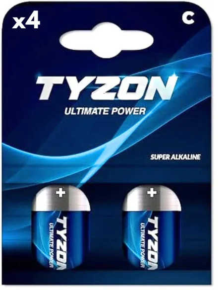 Piles LR14 x4 pour Aiguillon Magic Shock PRO 2000