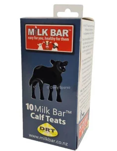 Tétines Milk Bar® noires veau – boîte de 10 (102460)