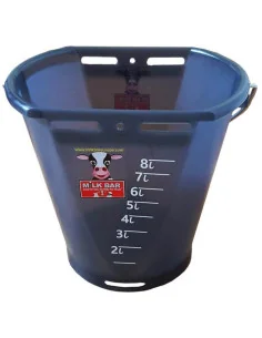 Seau Milk Bar® Euro 9L veau avec tétine noire graduée
