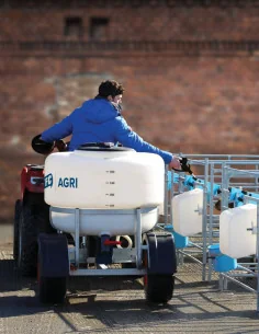 Chariot à lait 340 L JFC – options mélangeur et pompe