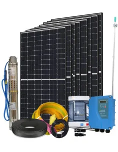 Kit pompage solaire 1500W – pompe immergée 110V 7 m³/h