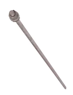 Piquet de terre 85cm galvanisé à chaud avec collier