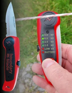 Couteau VOLTMÈTRE avec testeur de clôture électrique intégré