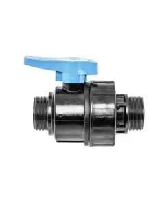 Vanne PP simple union 3/4 PP-B anti-UV PTFE NBR