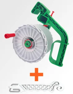 Enrouleur Mini Pro 250m avec poignée DuraGrip et frein 3 modes
