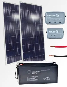 Kit solaire BS150 DIY : panneaux 90W, régulateurs, batterie