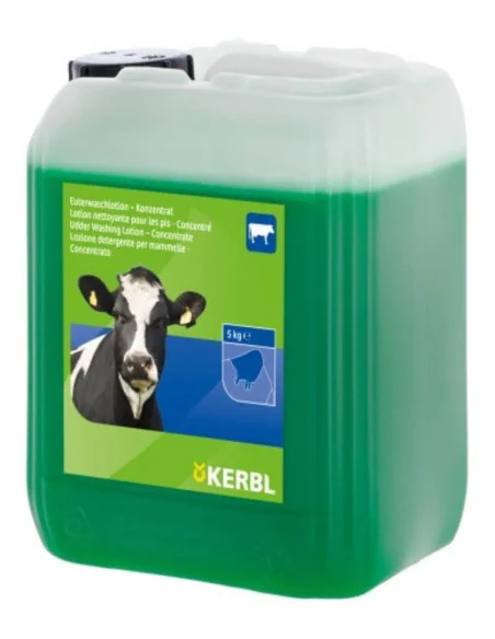Lotion nettoyante concentrée pour pis KERBL 5L