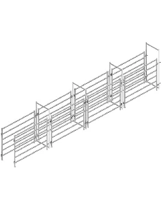 Couloir tubulaire ouvert 8,8 m Yardsman – 103018