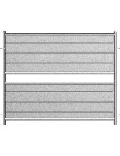 Barrière pleine bovin Franco 220cm - rigide et anti-appui