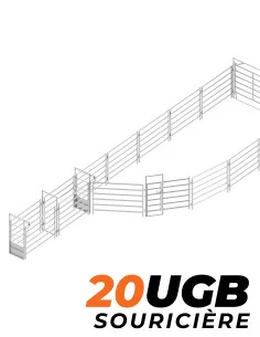 Souricière 20 UGB 16x4,7 m – kit premium Duraslide