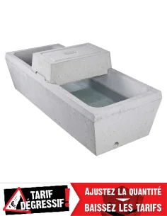 Abreuvoir en béton 340 L SPILLANE – robustesse pâturage
