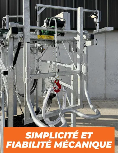 Cage de parage électrique bovins Ekochute – 103244