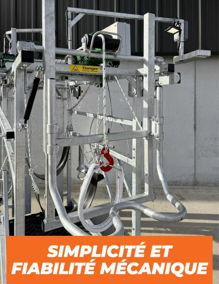 Cage de parage électrique bovins Ekochute – 103244