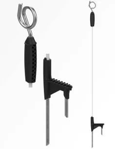Piquet mobile NOMADE™ bovin Ø9 mm x10 – poignée conductrice